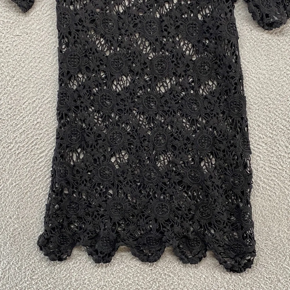 Venus Lace Dress Womens Medium Goth Grunge‎ Coverup Layering Wide Sleeves Punk